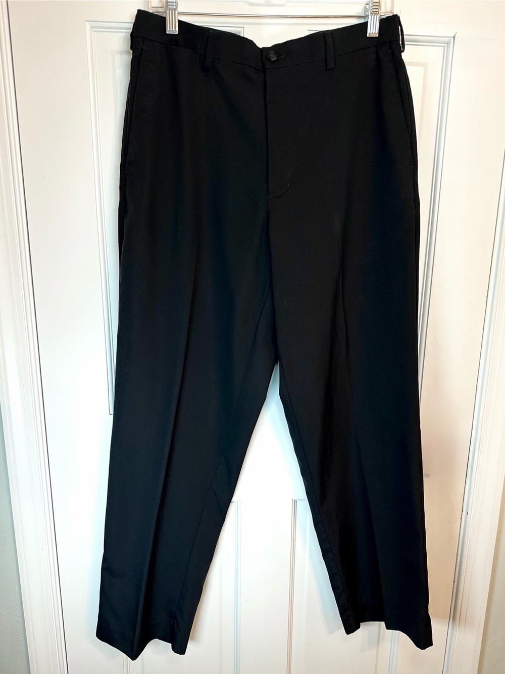 Grand Slam Golf Pants Men’s 33x30 Black Performance Flat Front Stretch